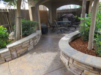 this is a picture of Hayward Stamped Patio
