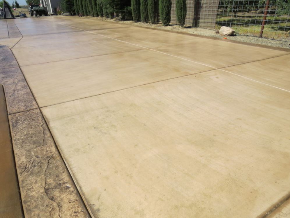 this is an image of hayward concrete driveway