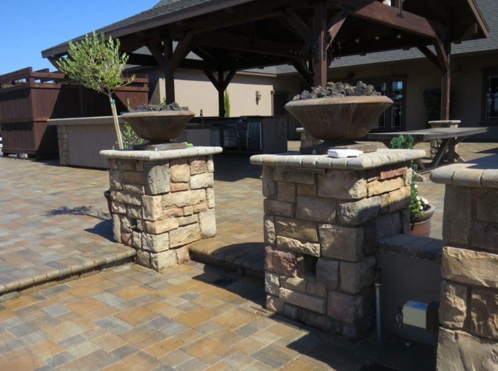 this image shows stacked stone pillars hayward