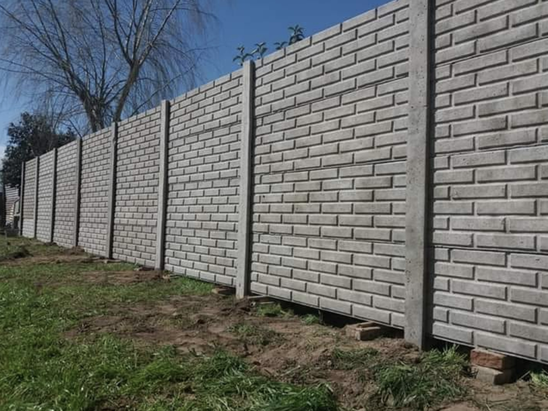 this image shows block wall in Hayward, California