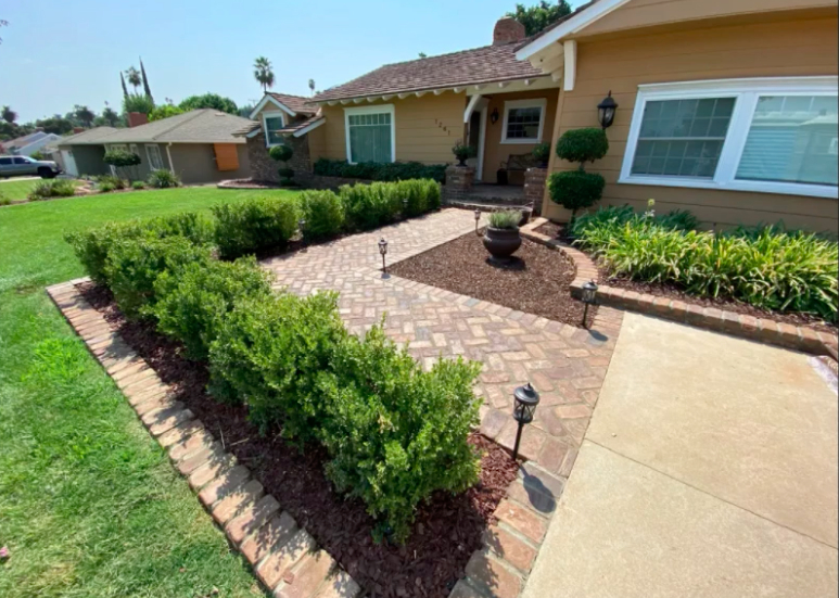 this image shows stone pavements in Hayward, California